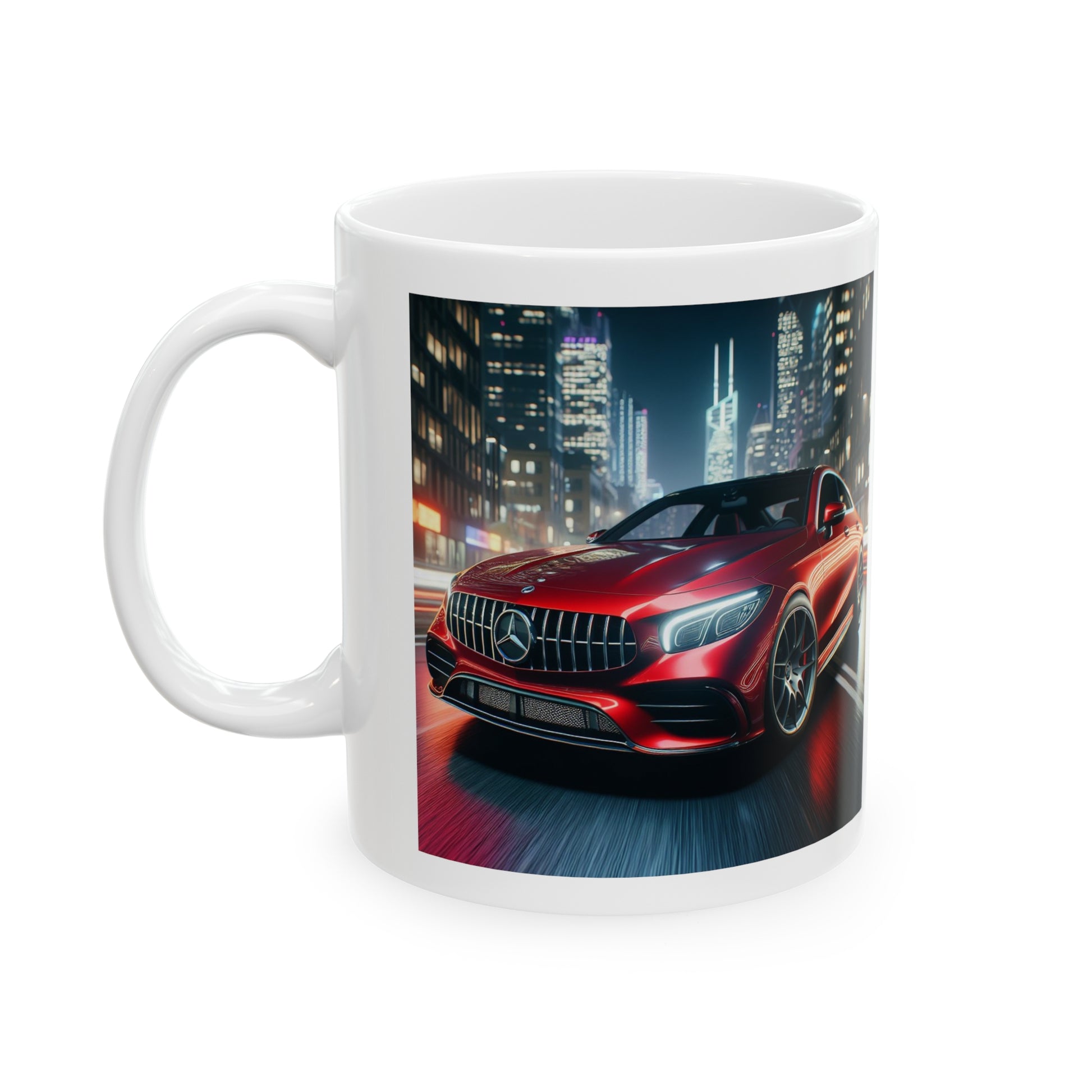 Red Mercedes Mug Mug Printify 11oz