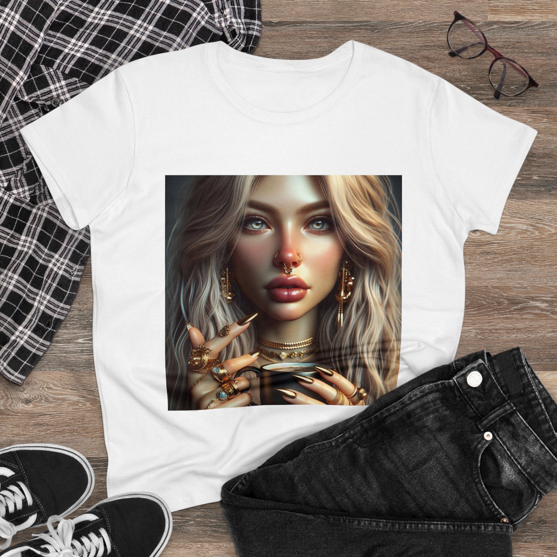 Elevated Coffee T-Shirt T-Shirt Printify