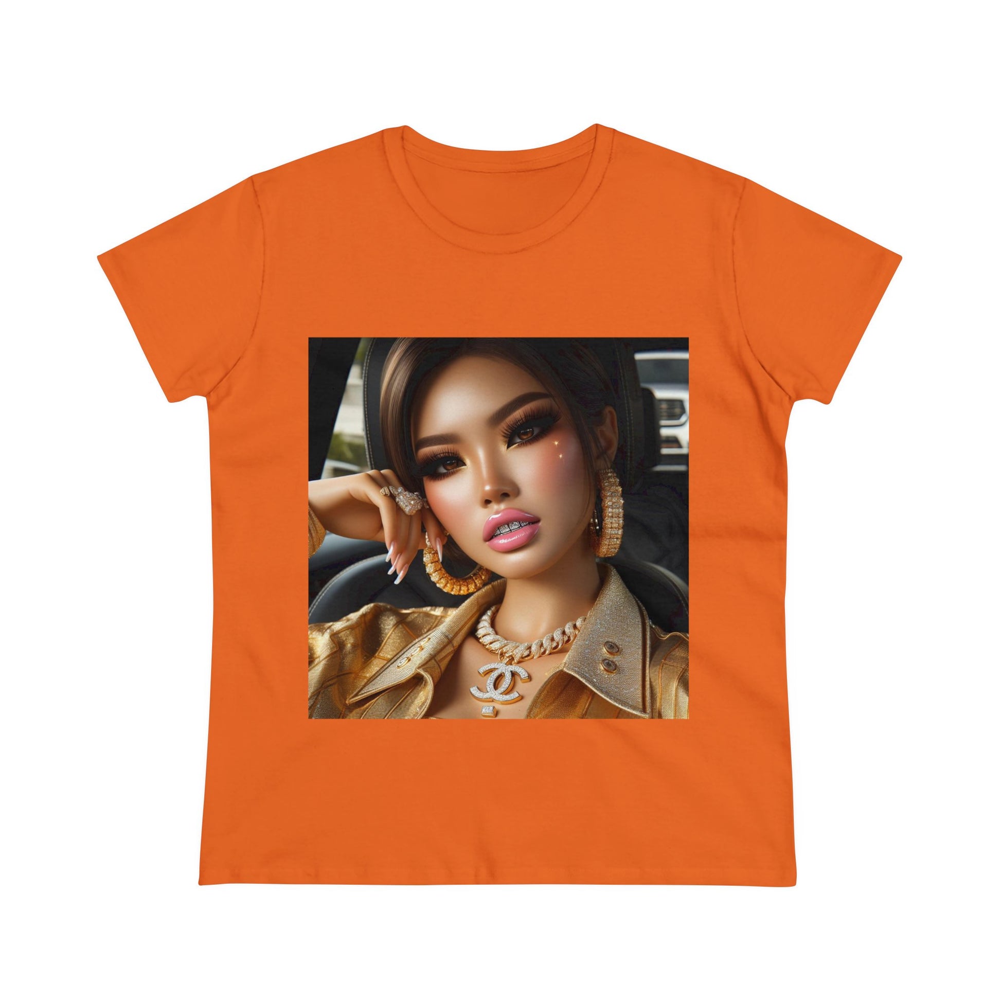 Car Beauty T-Shirt T-Shirt Printify Orange S