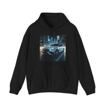White Mercedes Hoodie Hoodie Printify Black S
