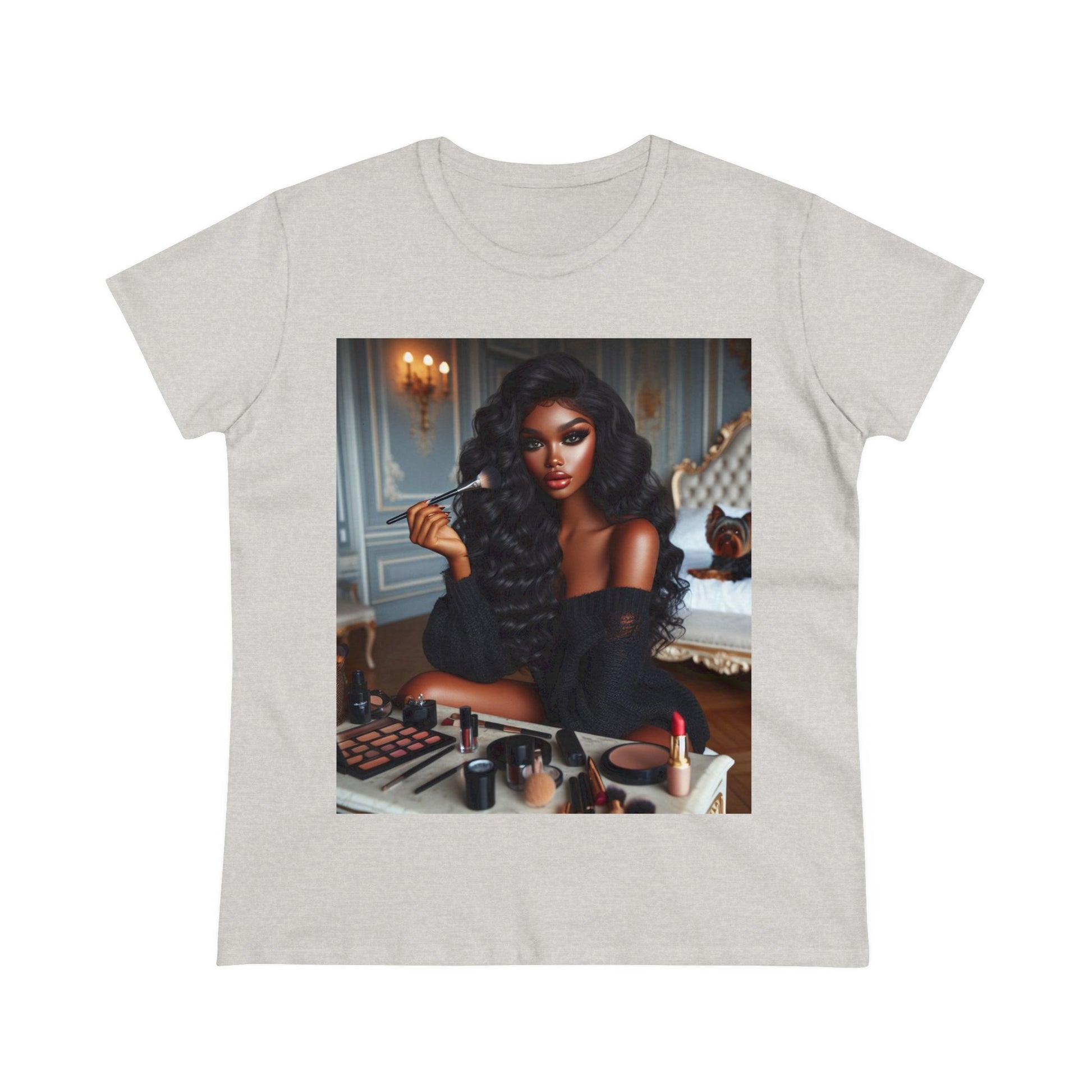 Make Up Time T-Shirt T-Shirt Printify Ash M