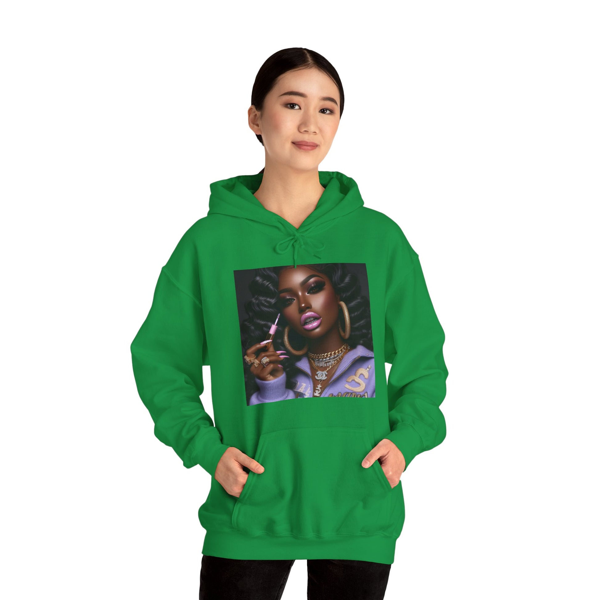 Gloss Up Hoodie Hoodie Printify