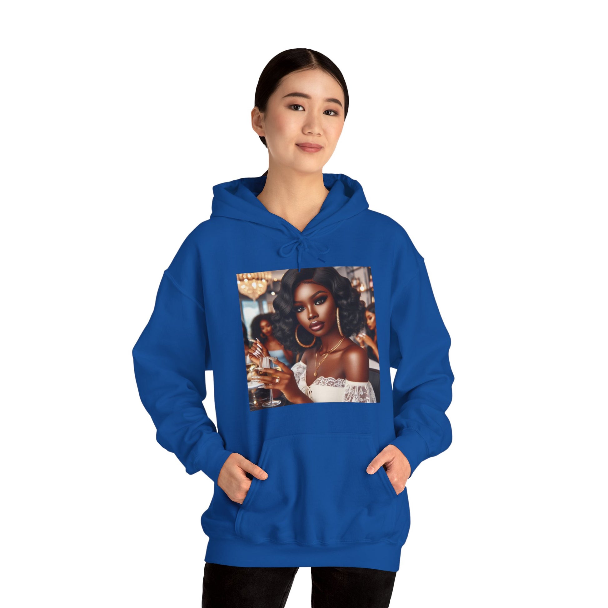 Wine Down Hoodie Hoodie Printify