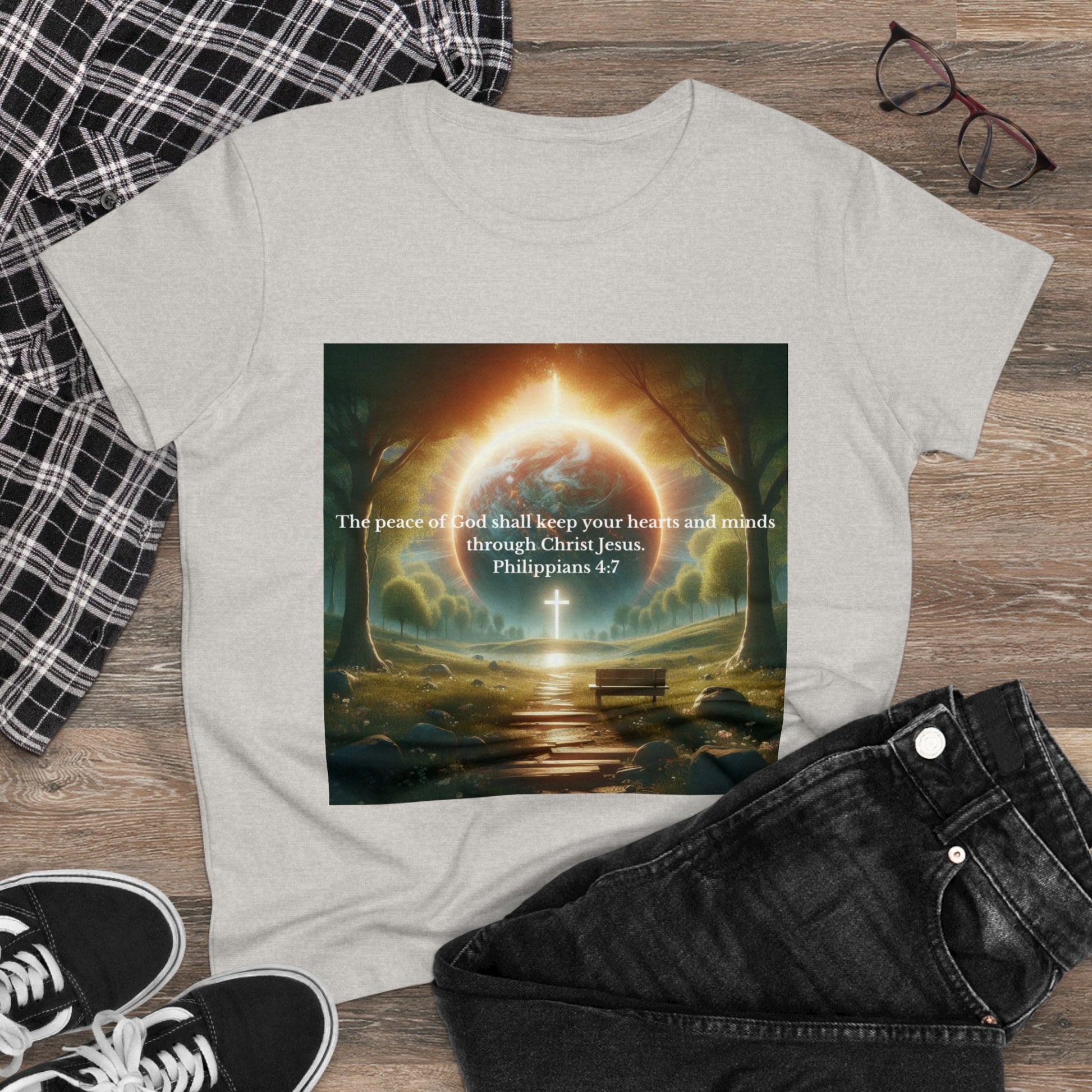 Philippians 4:7 T-Shirt T-Shirt Printify