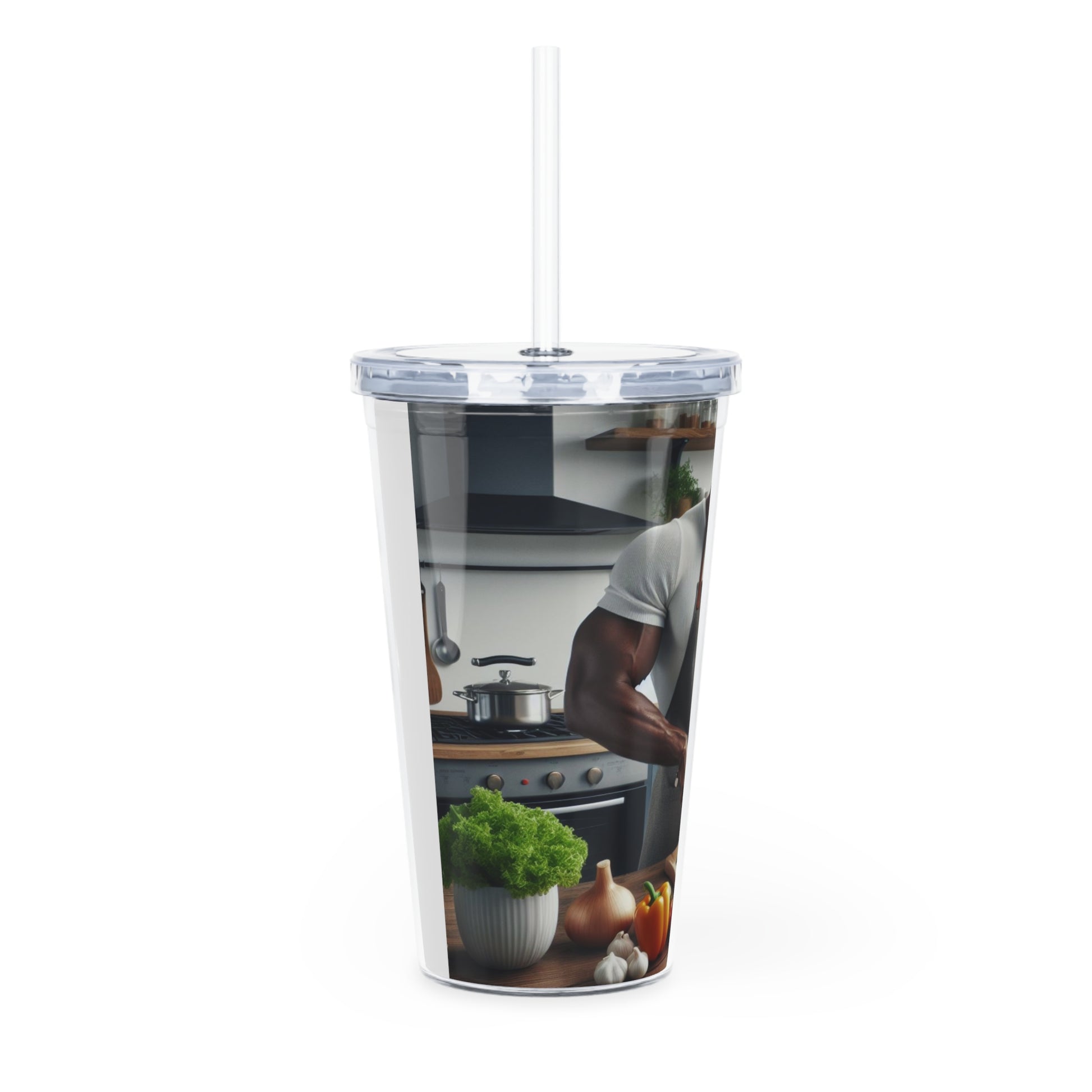 Dinner Time Tumbler with Straw Mug Printify