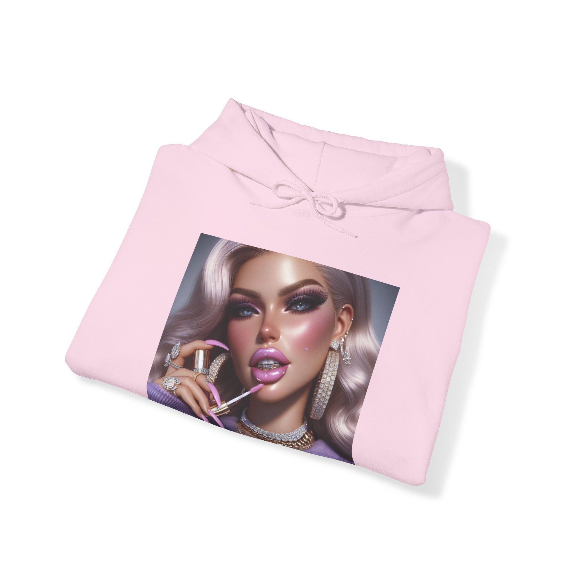 Gloss Up Hoodie Hoodie Printify