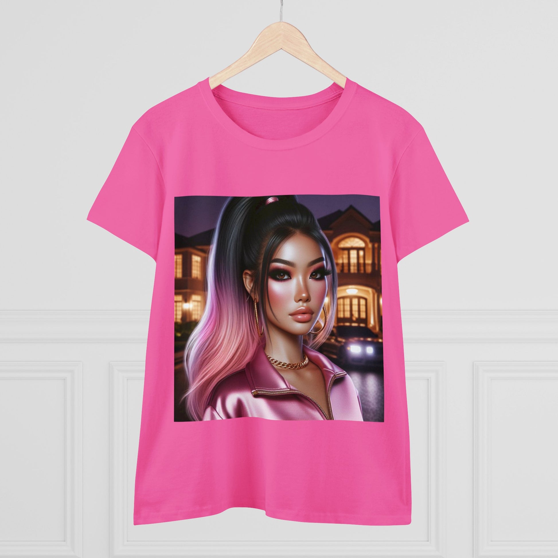 Pink at Night T-Shirt T-Shirt Printify