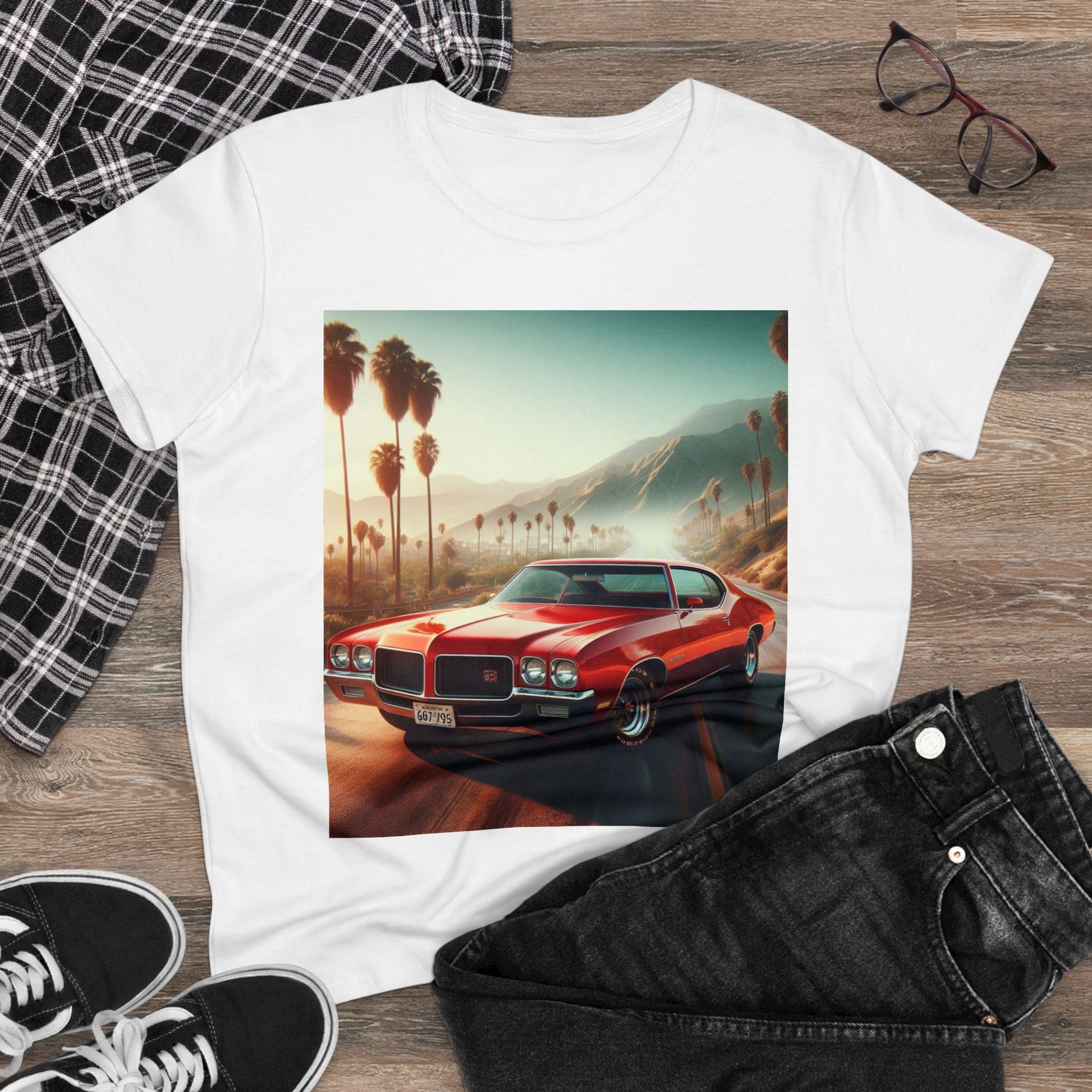 1972 Red Buick Gran Sport T-Shirt T-Shirt Printify