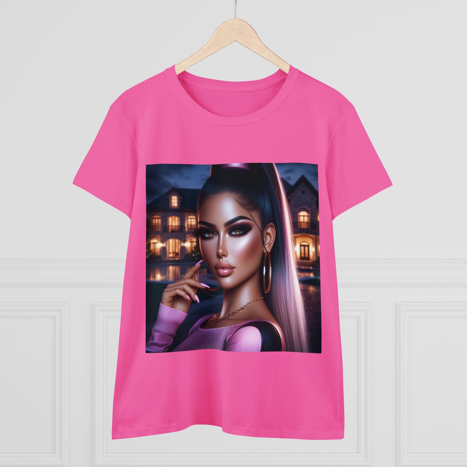 Pink at Night T-Shirt T-Shirt Printify