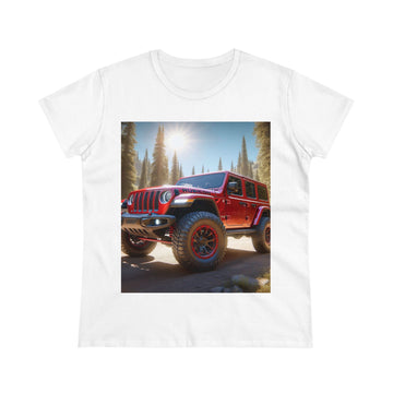 Red Rubicon T-Shirt T-Shirt Printify White S
