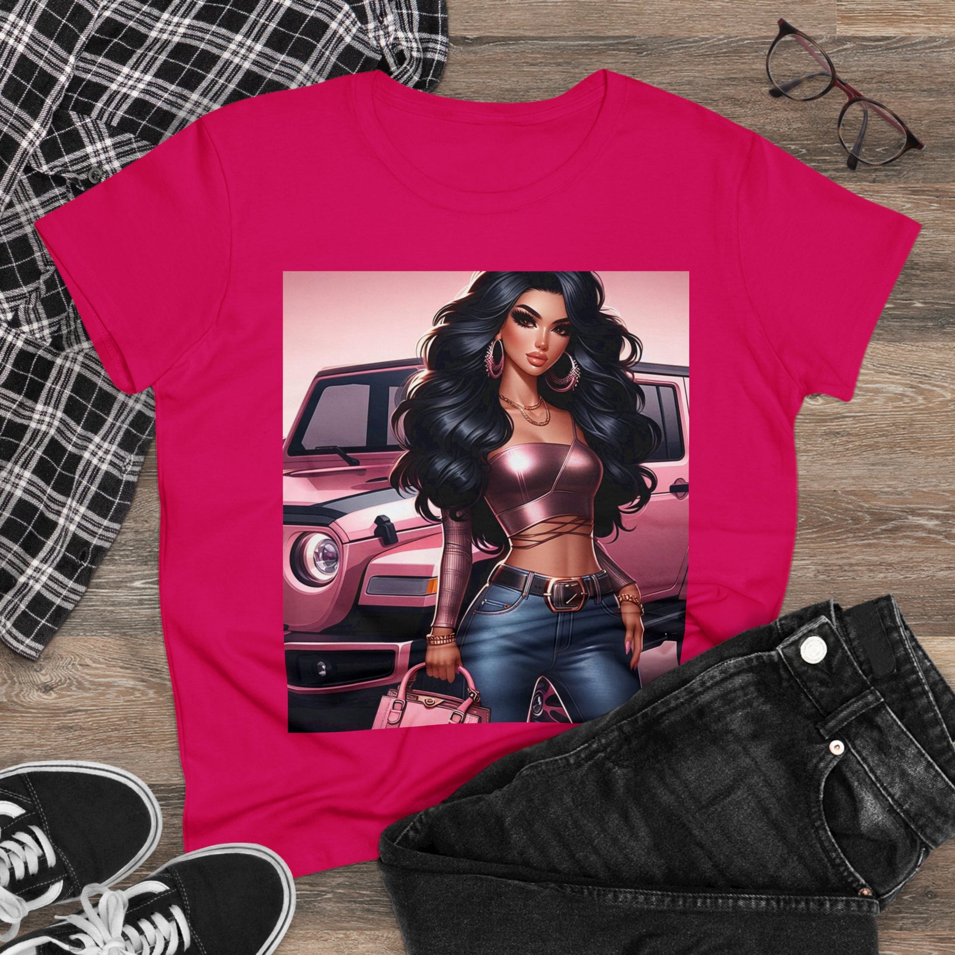 Pink Luxury T-Shirt T-Shirt Printify