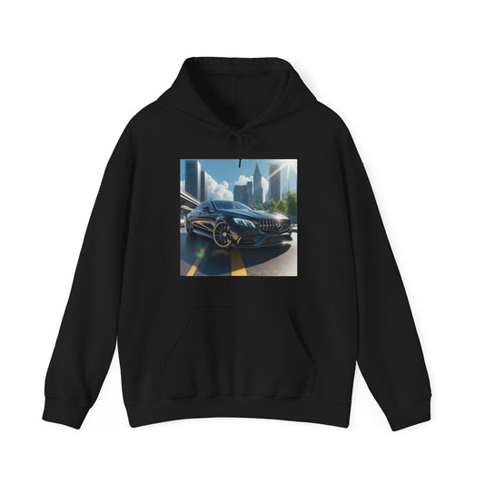 Black Mercedes Hoodie Hoodie Printify Black S