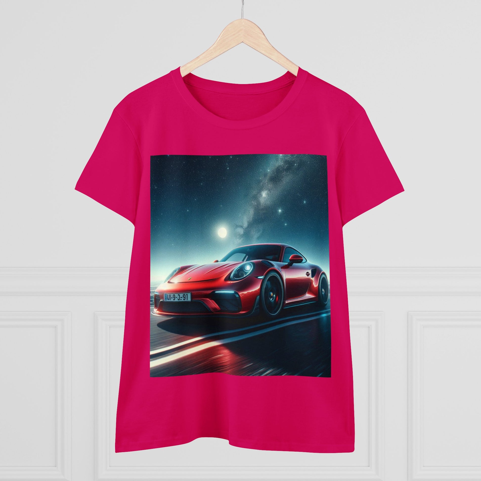 Red Porsche T-Shirt T-Shirt Printify