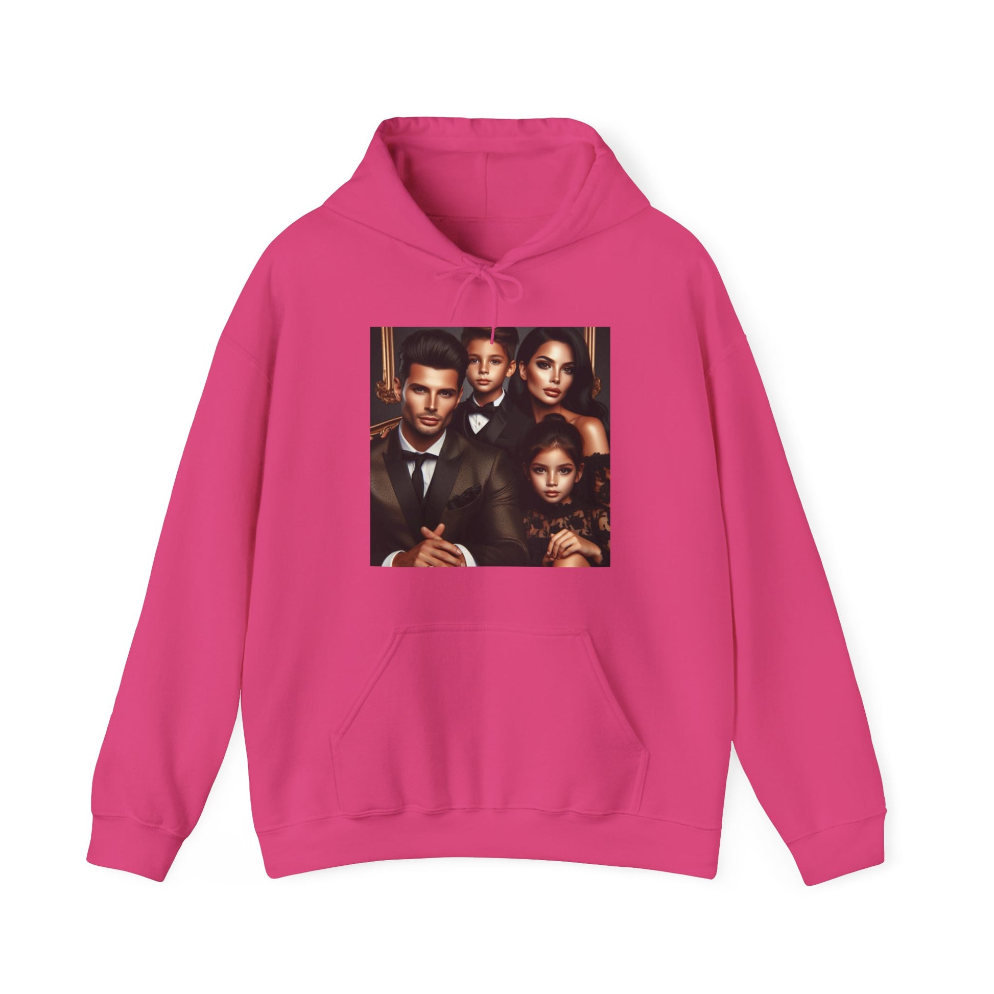 Family Portrait Hoodie Hoodie Printify Heliconia S