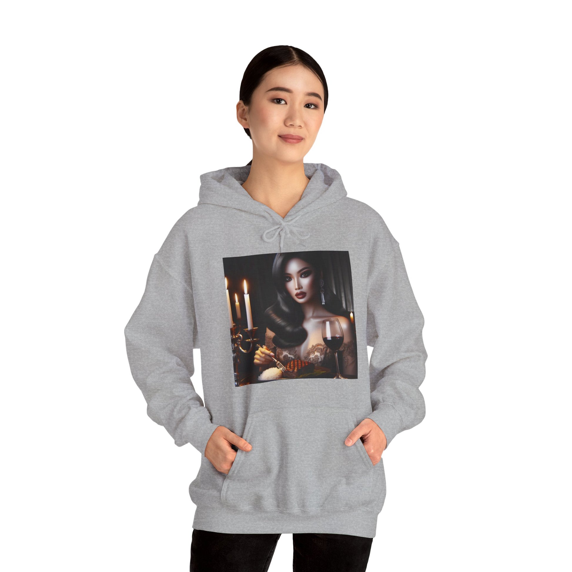 Elegant Meal Hoodie Hoodie Printify