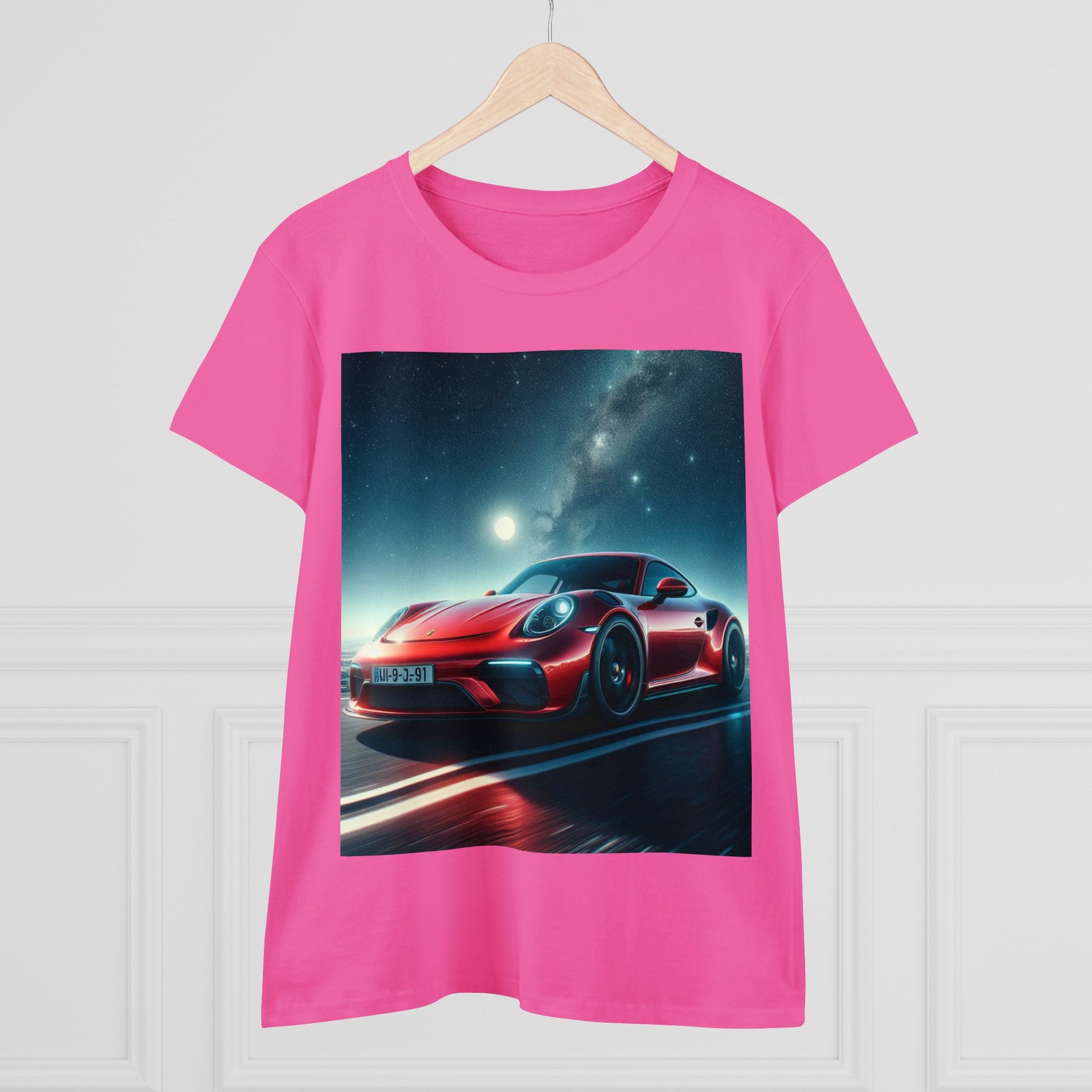 Red Porsche T-Shirt T-Shirt Printify