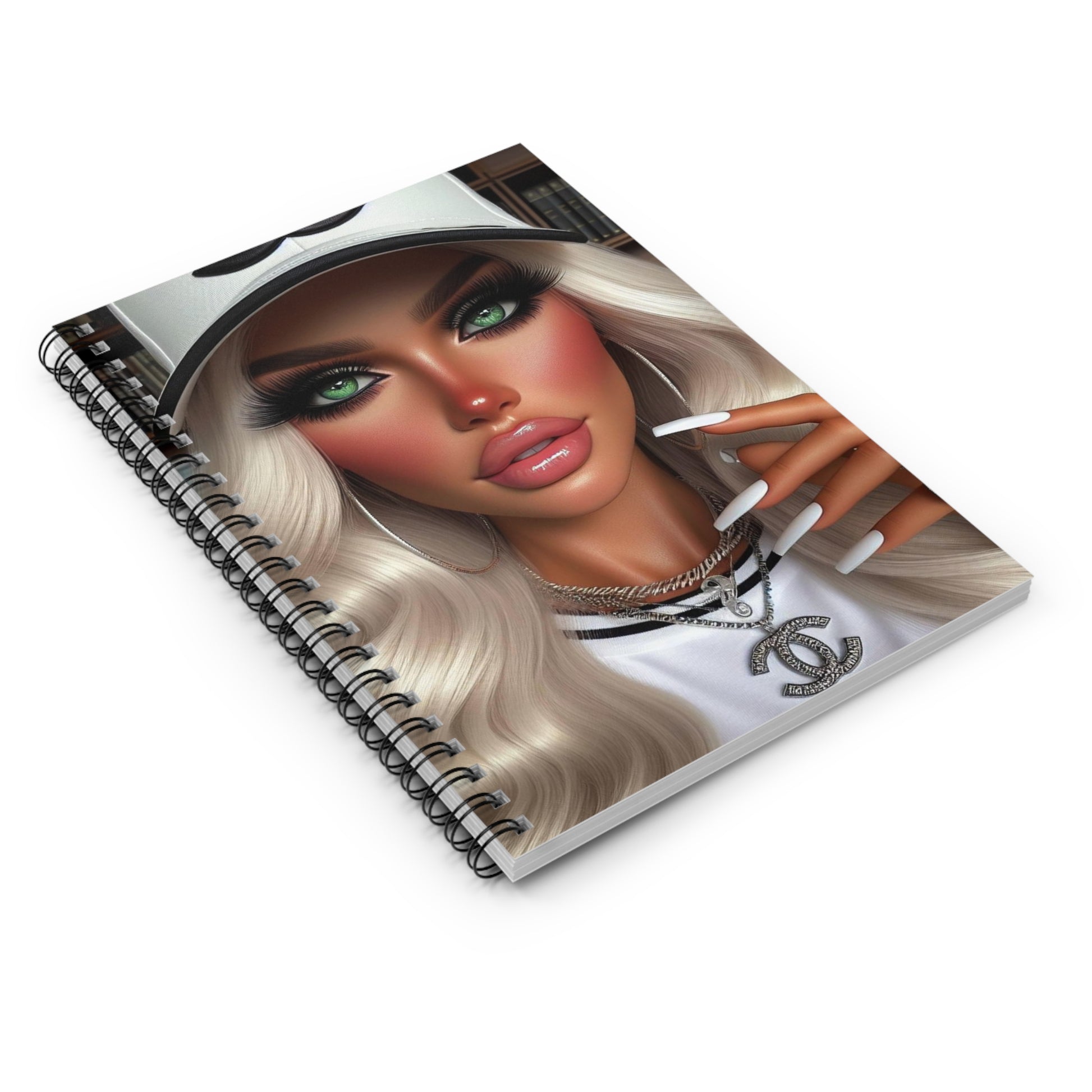 Big Money Spiral Notebook Paper products Printify