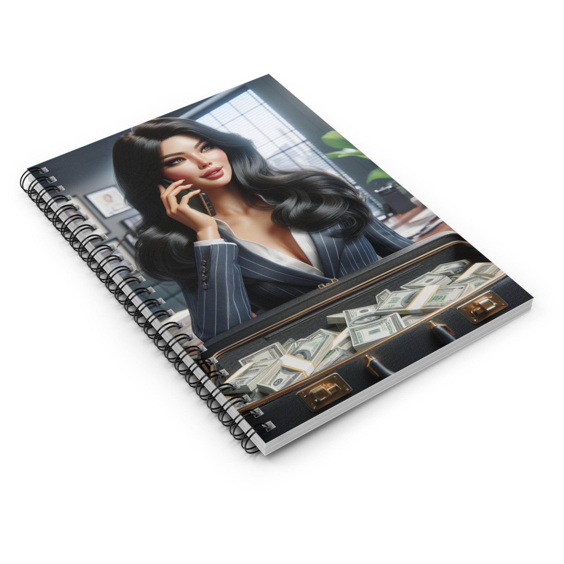Business Deal Spiral Notebook Paper products Printify