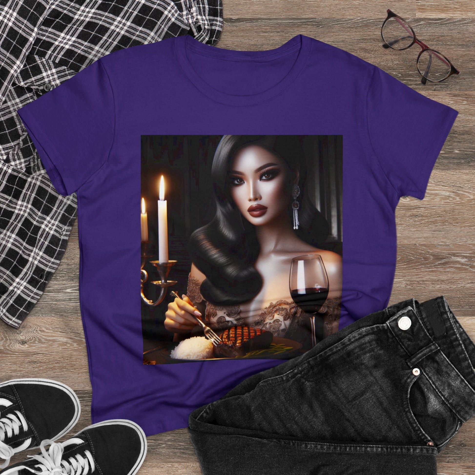 Elegant Meal T-Shirt T-Shirt Printify