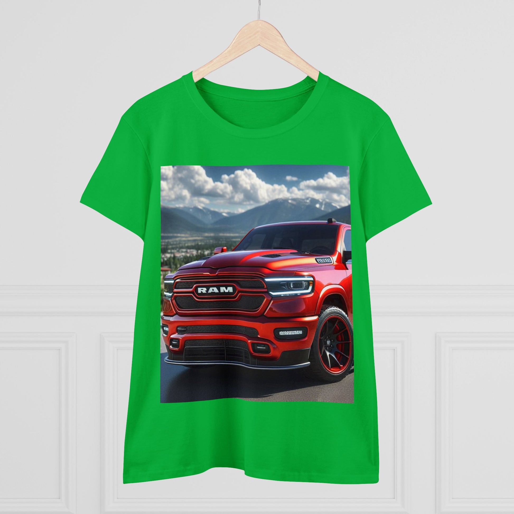 Red Dodge Ram T-Shirrt T-Shirt Printify