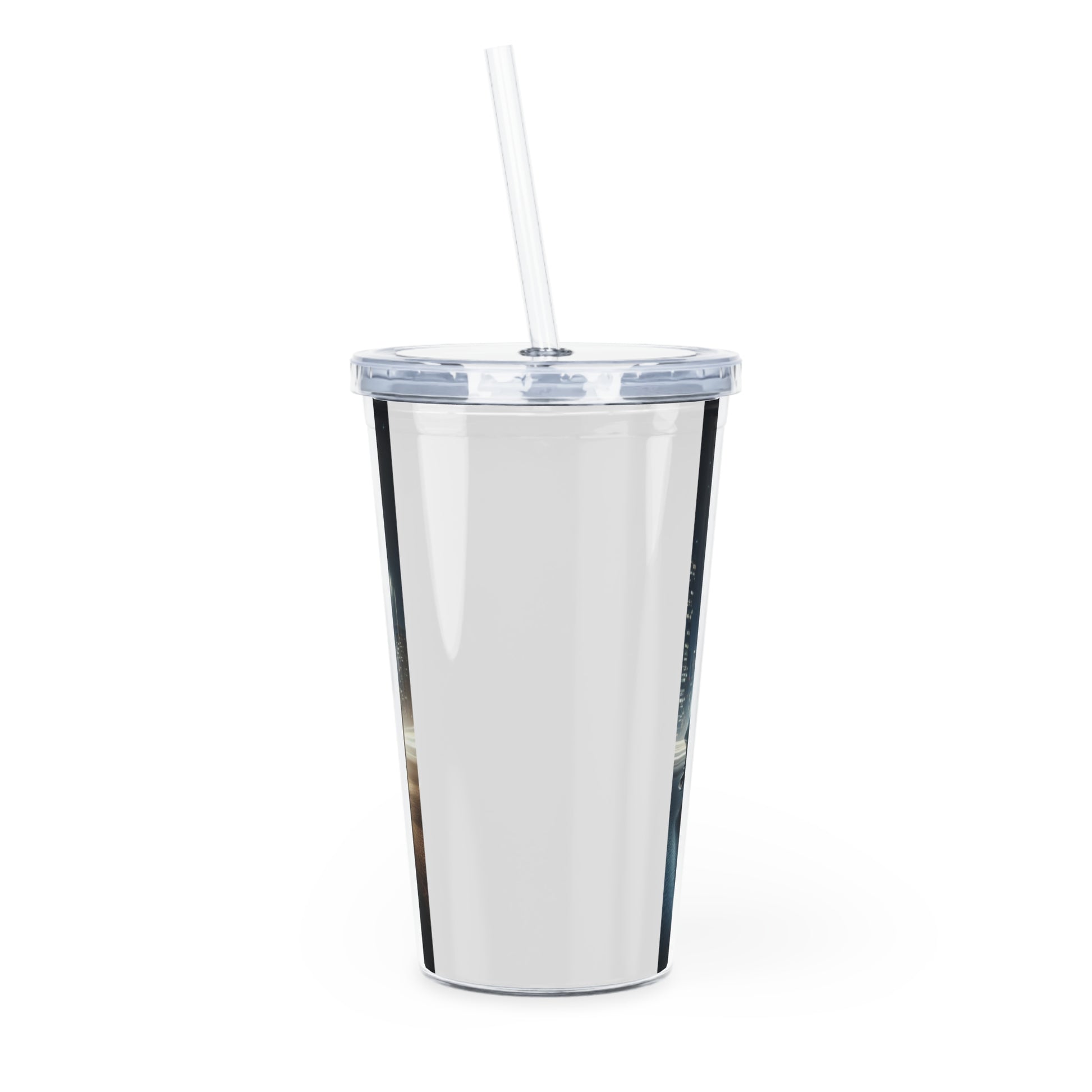 Black Lamborghini Tumbler with Straw Mug Printify