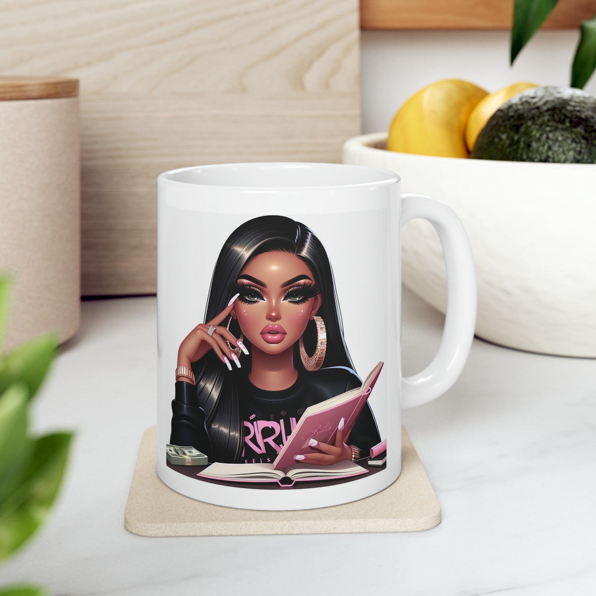 Thinking of a Plan Mug Mug Printify