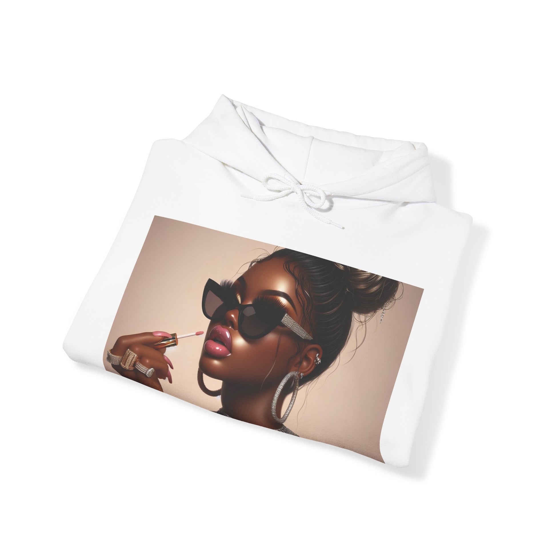 My Lip Gloss is Poppin Hoodie Hoodie Printify