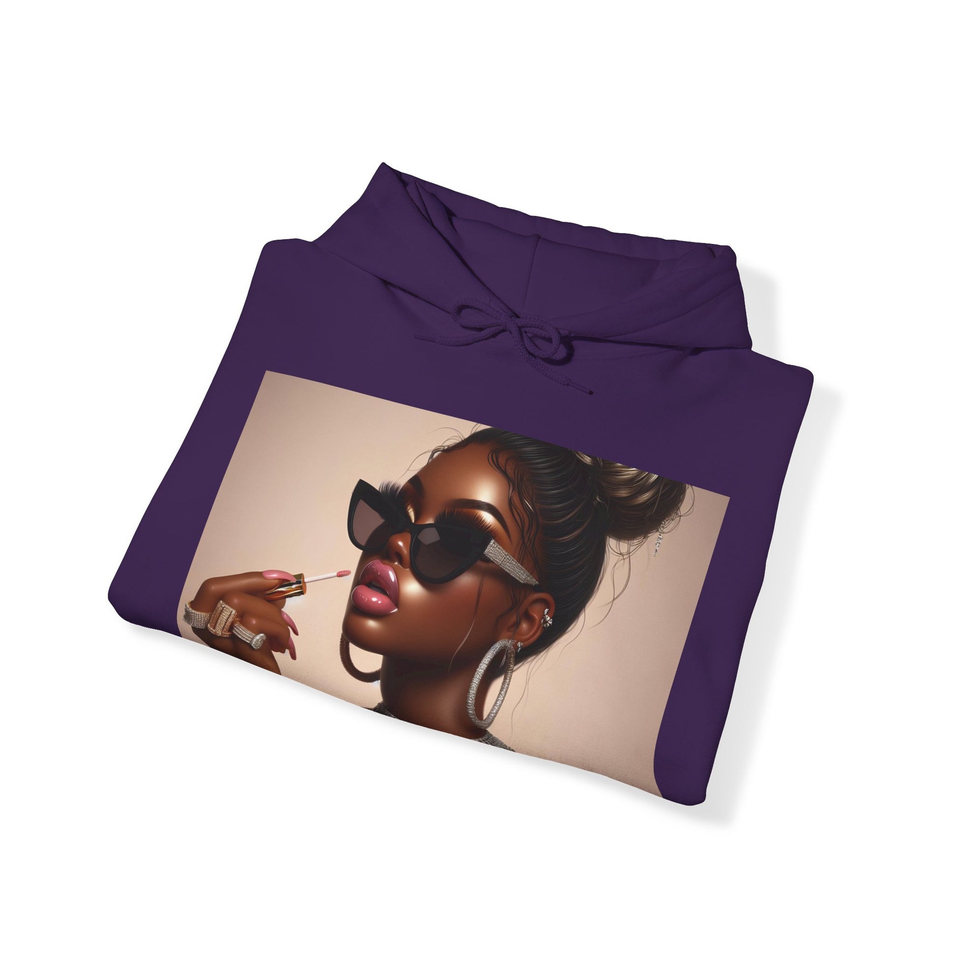 My Lip Gloss is Poppin Hoodie Hoodie Printify