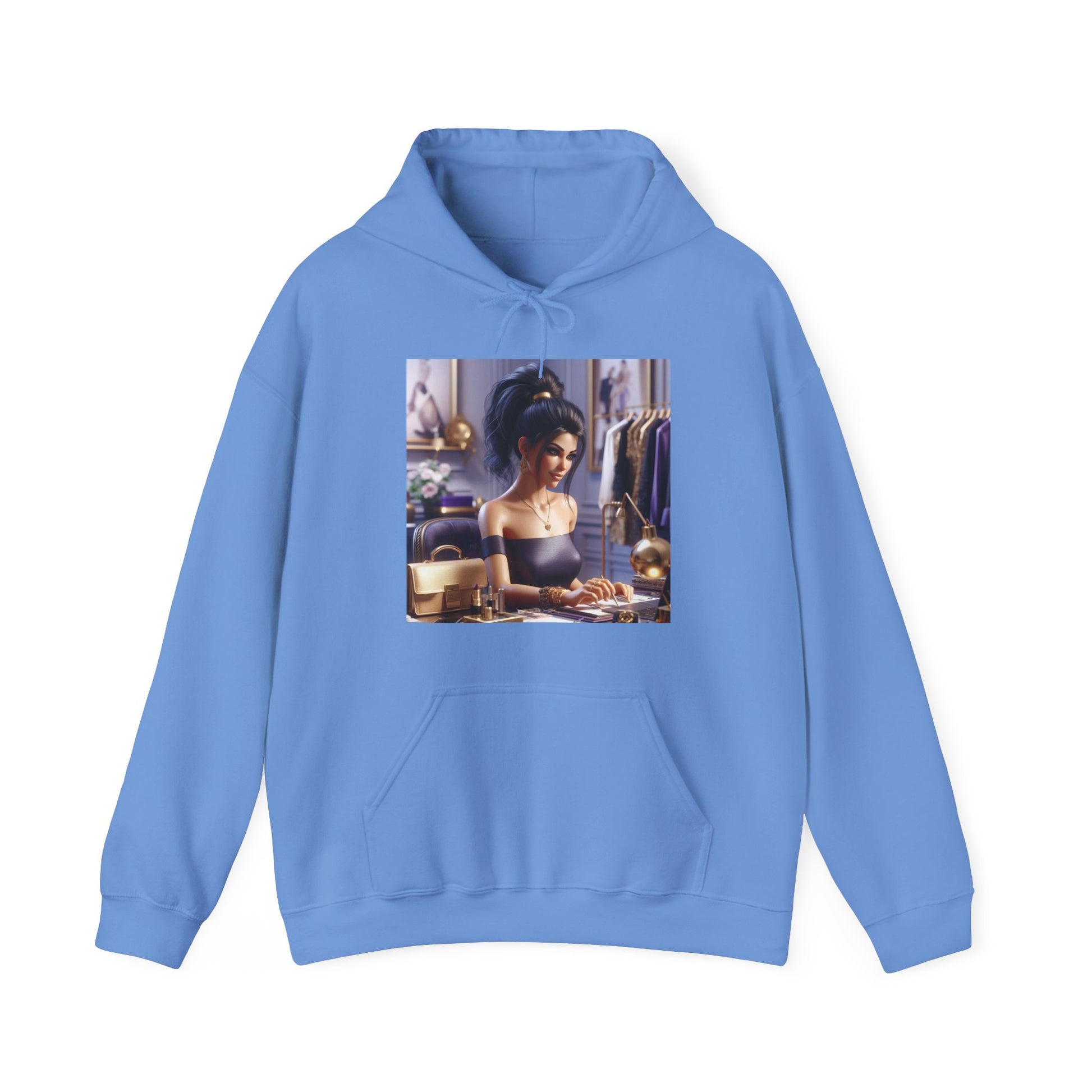 Fashion and Beauty Hoodie Hoodie Printify Carolina Blue S