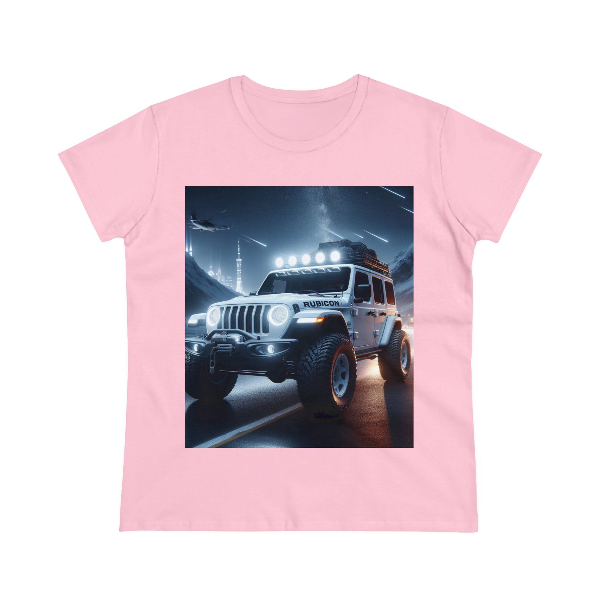 White Rubicon T-Shirt T-Shirt Printify Light Pink S
