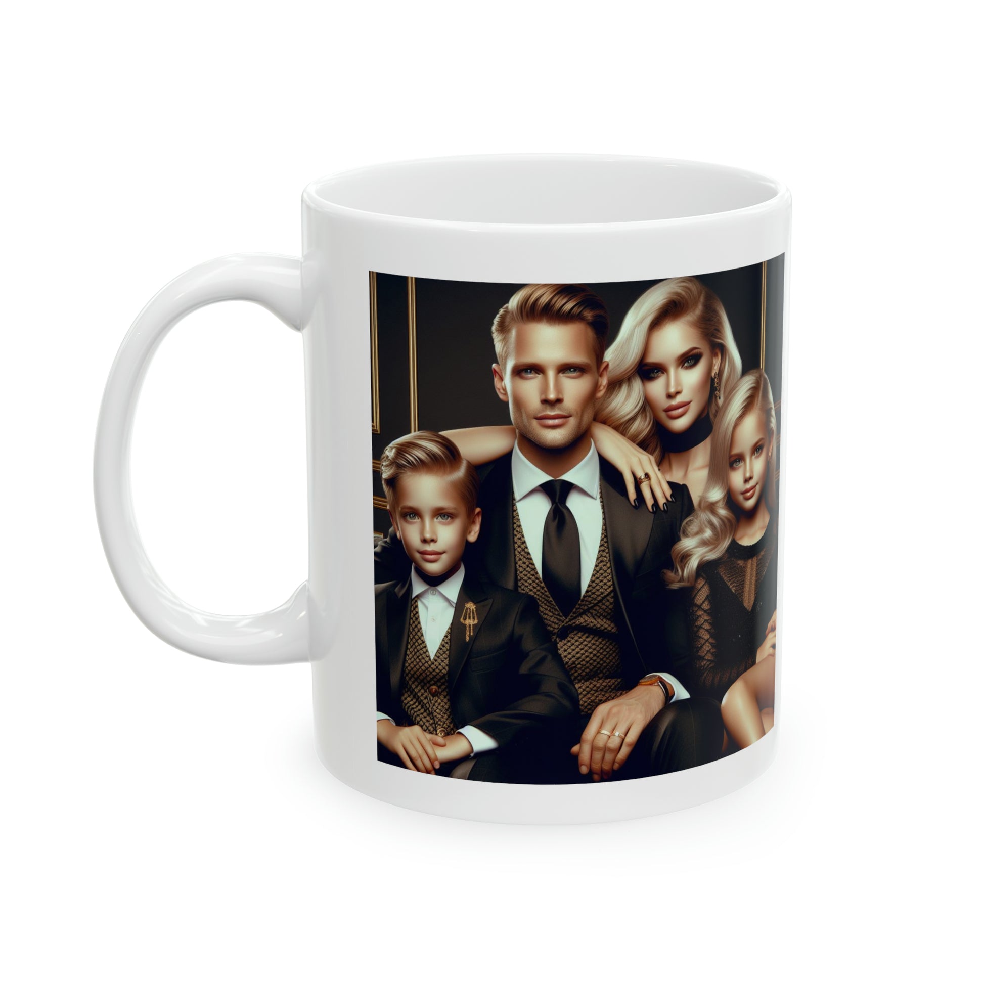 Family Portrait Mug Mug Printify 11oz