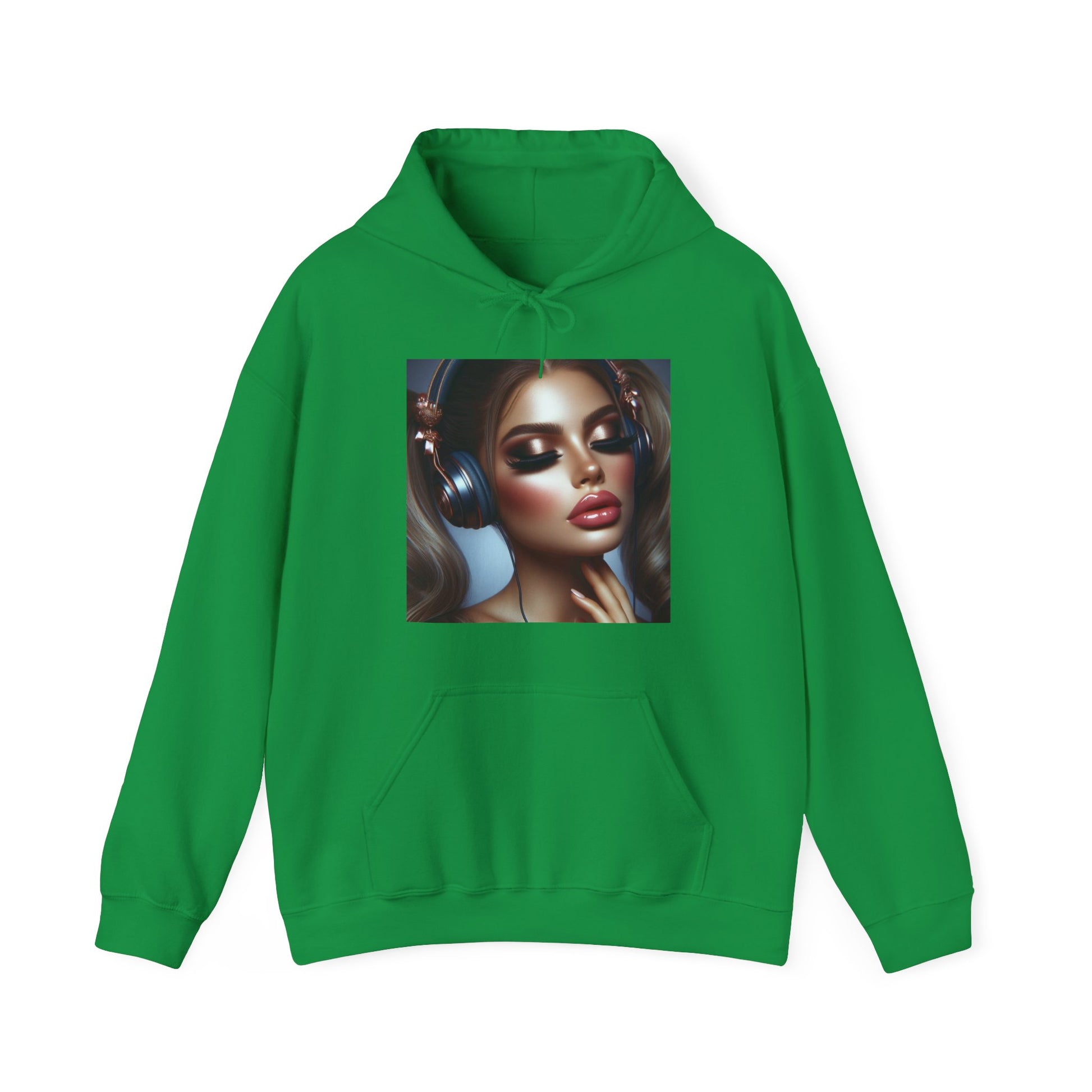 Music Vibes Hoodie Hoodie Printify Irish Green S