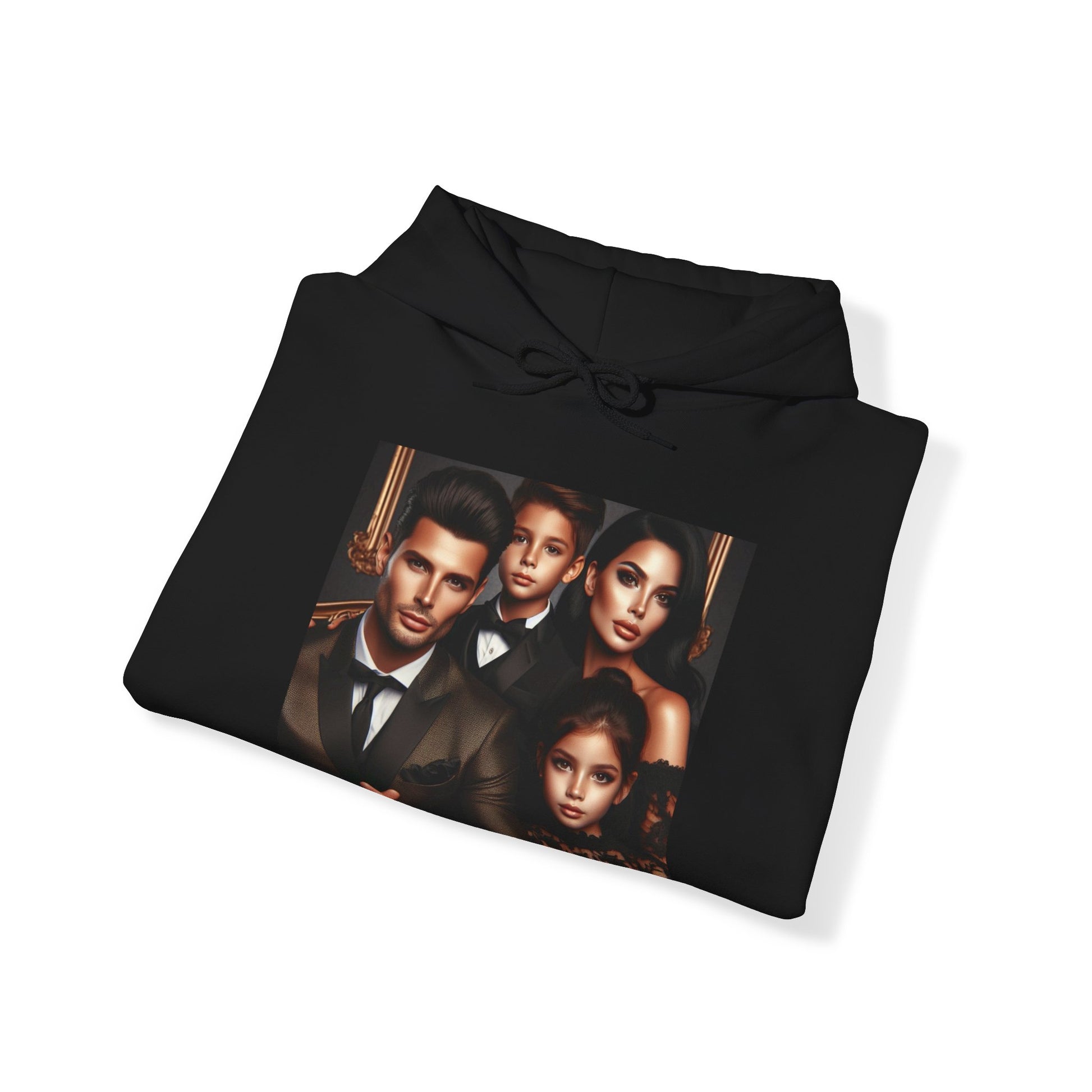 Family Portrait Hoodie Hoodie Printify