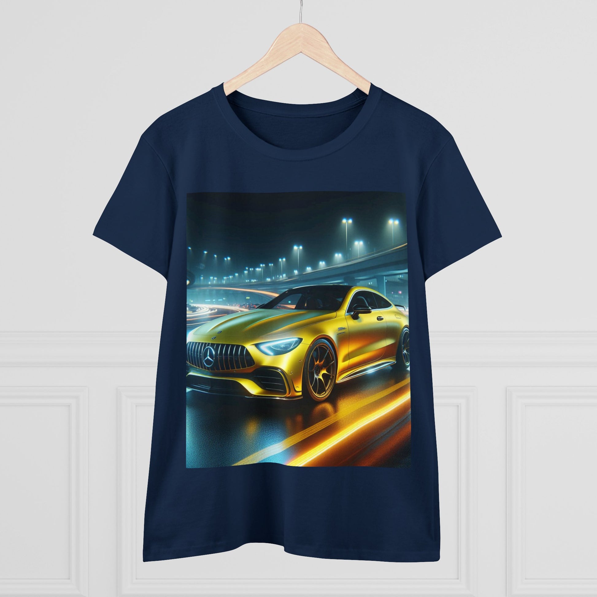 Yellow Mercedes T-Shirt T-Shirt Printify