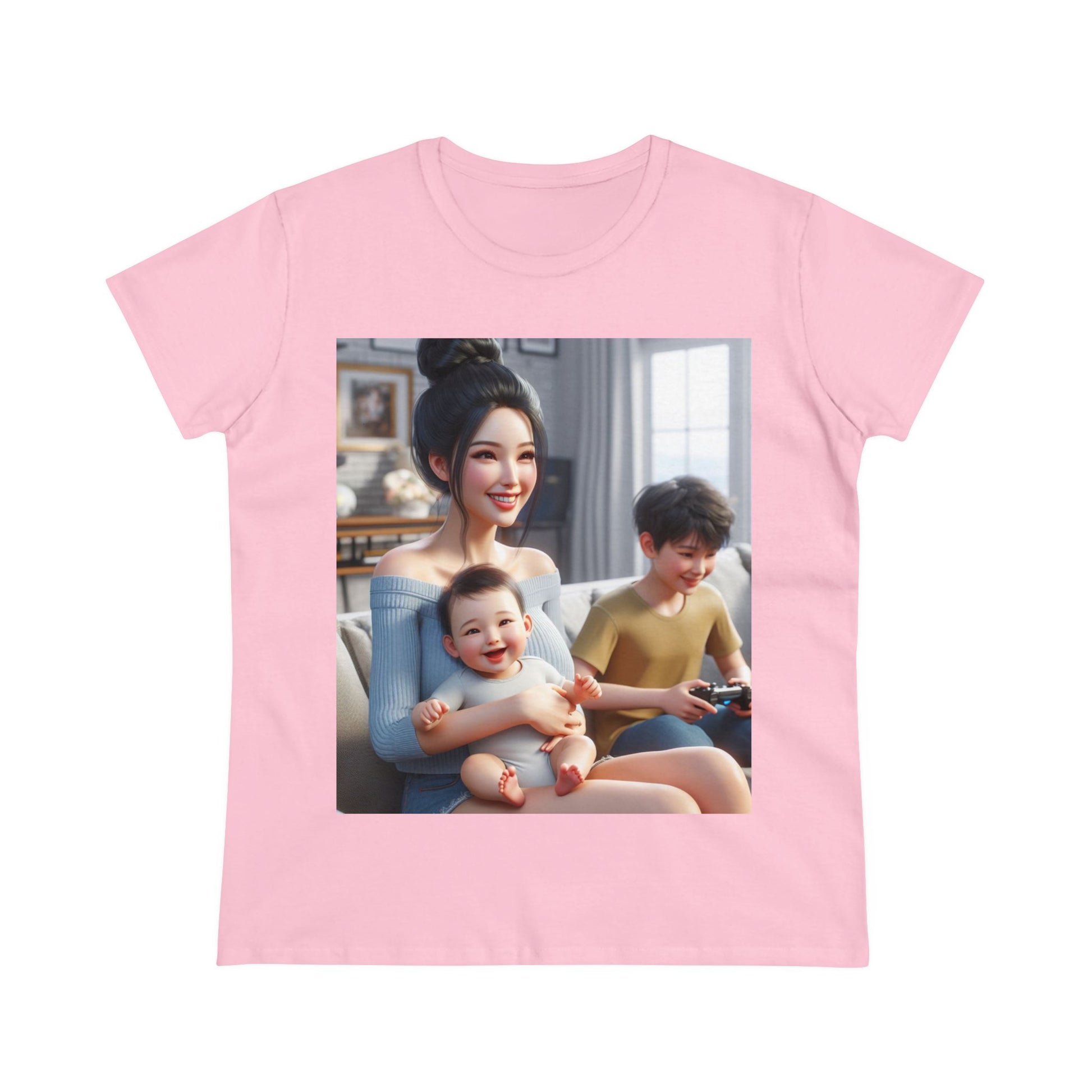 Family Time T-Shirt T-Shirt Printify Light Pink S