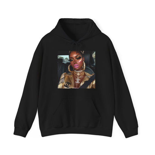 Car Beauty Hoodie Hoodie Printify Black S