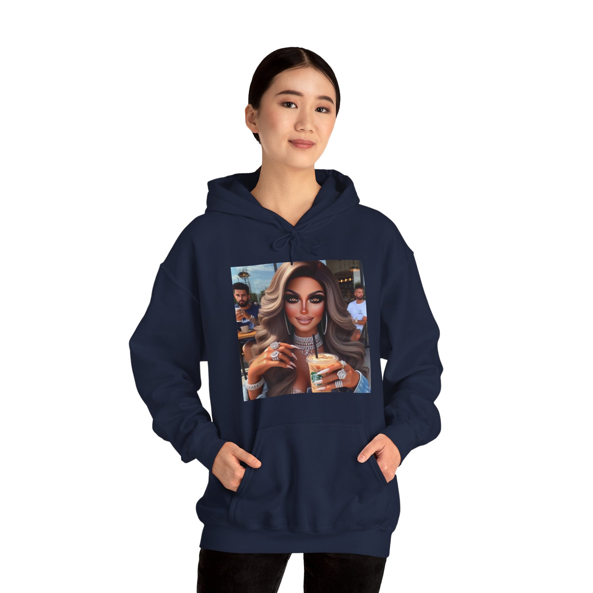 Coffee Beauty Hoodie Hoodie Printify