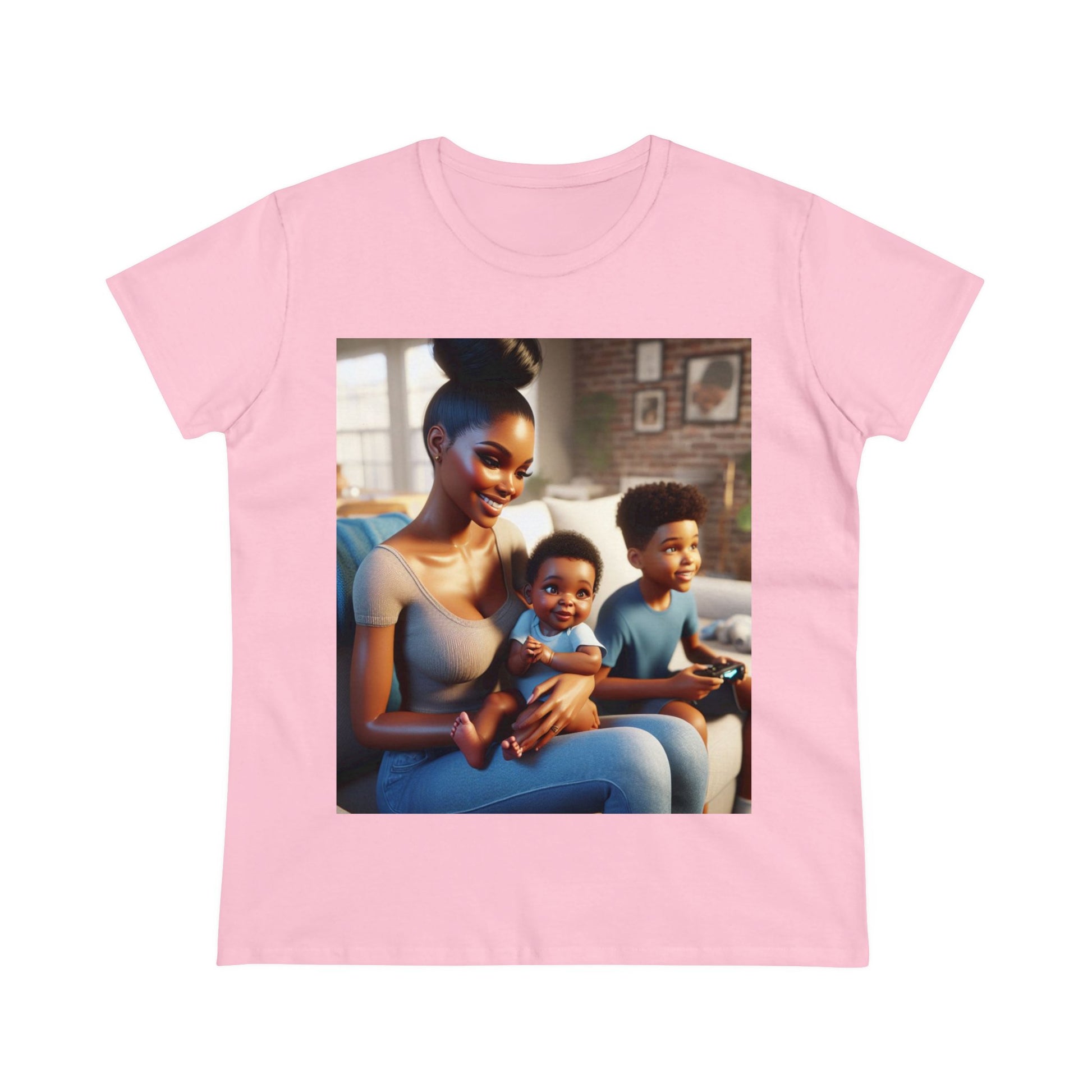 Family Time T-Shirt T-Shirt Printify Light Pink S