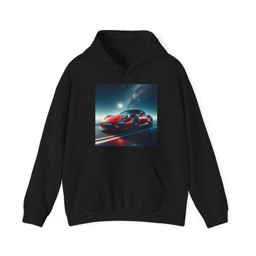 Red Porsche Hoodie Hoodie Printify Black S