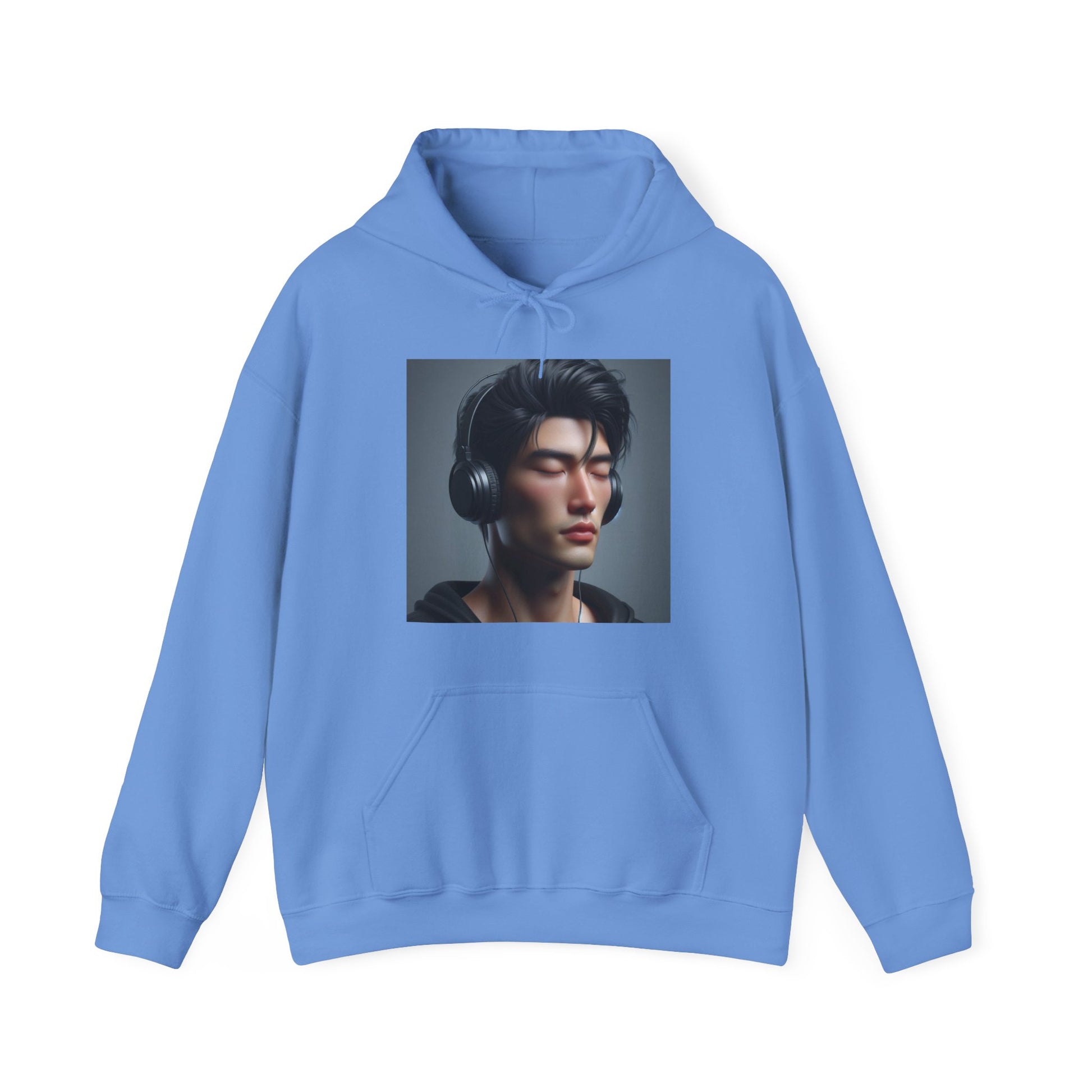 Music Vibes Hoodie Hoodie Printify Carolina Blue S