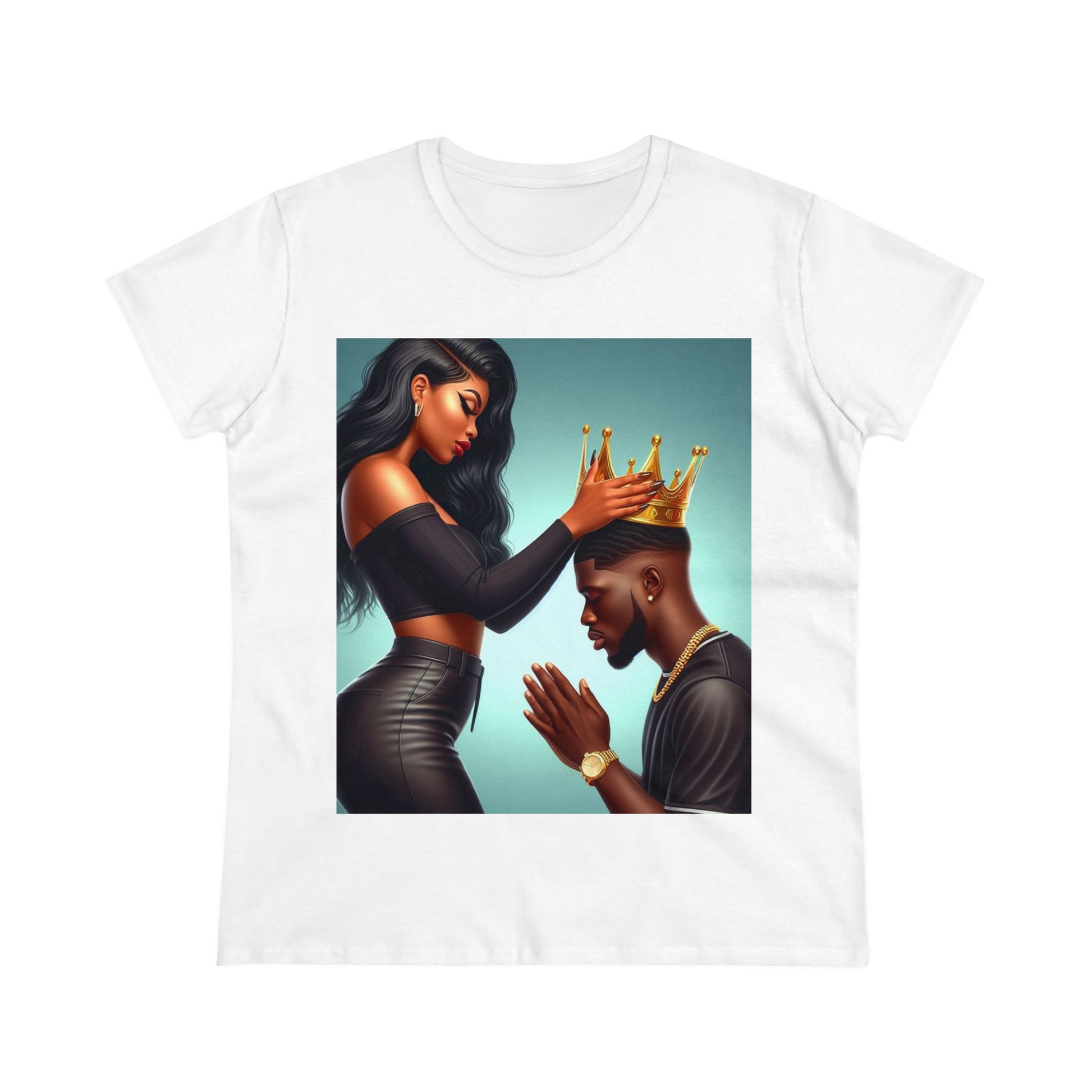 My King T-Shirt T-Shirt Printify White S