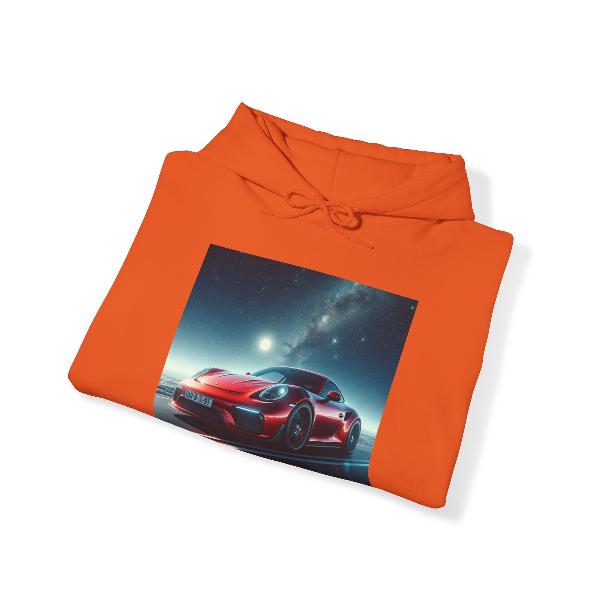 Red Porsche Hoodie Hoodie Printify