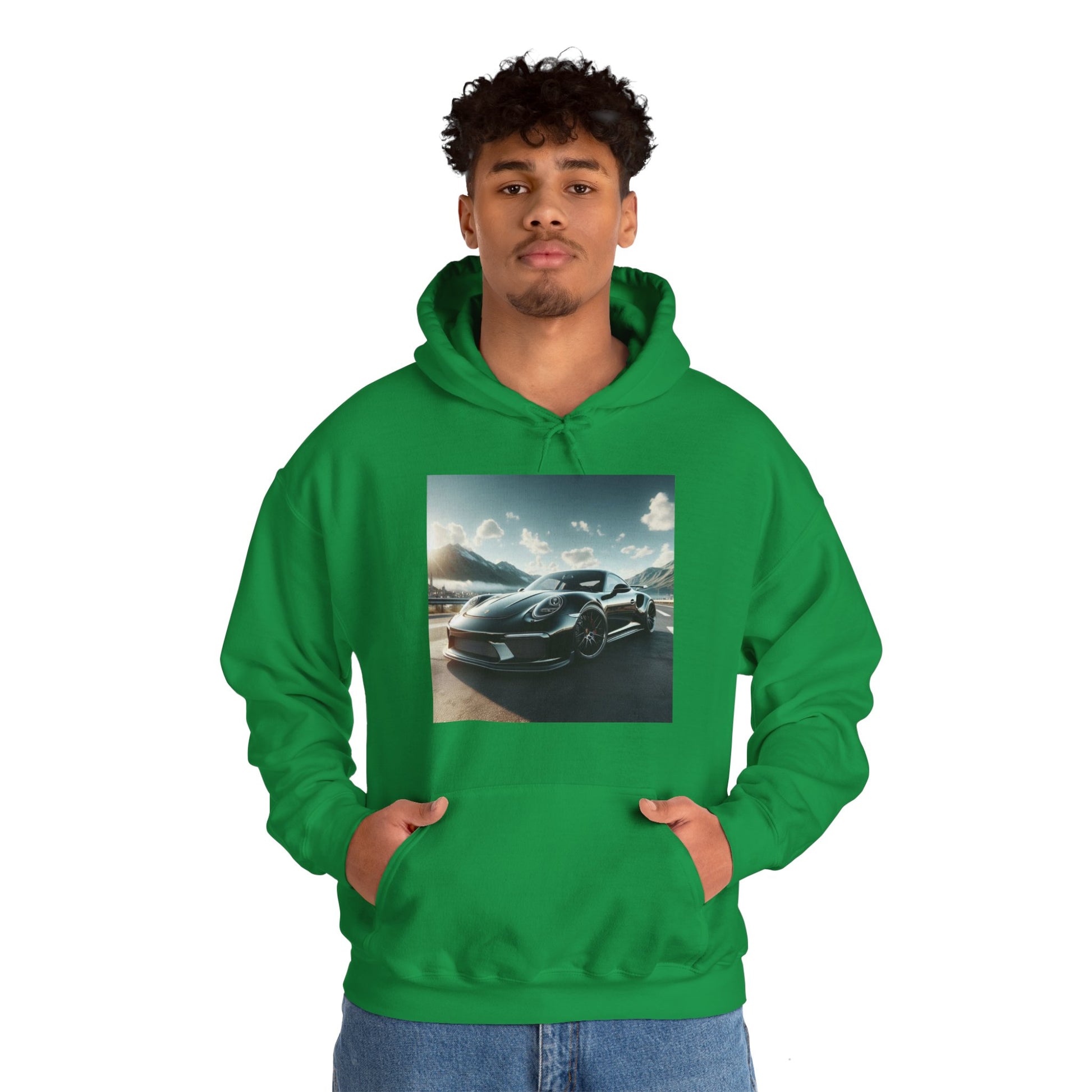 Black Porsche Hoodie Hoodie Printify