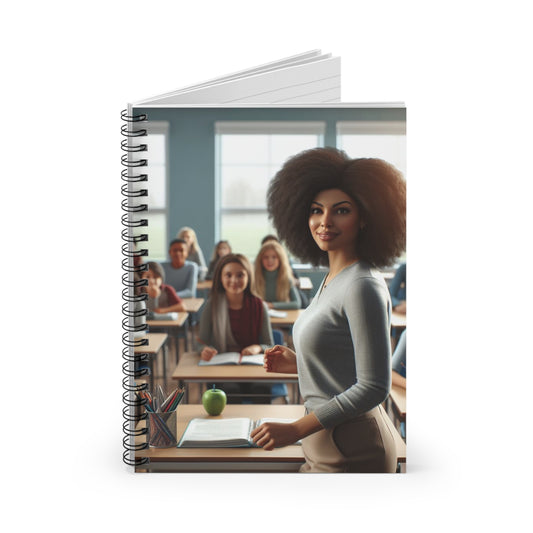 Class in Session Spiral Notebook Paper products Printify