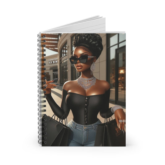 Let's Shop Spiral Notebook Paper products Printify