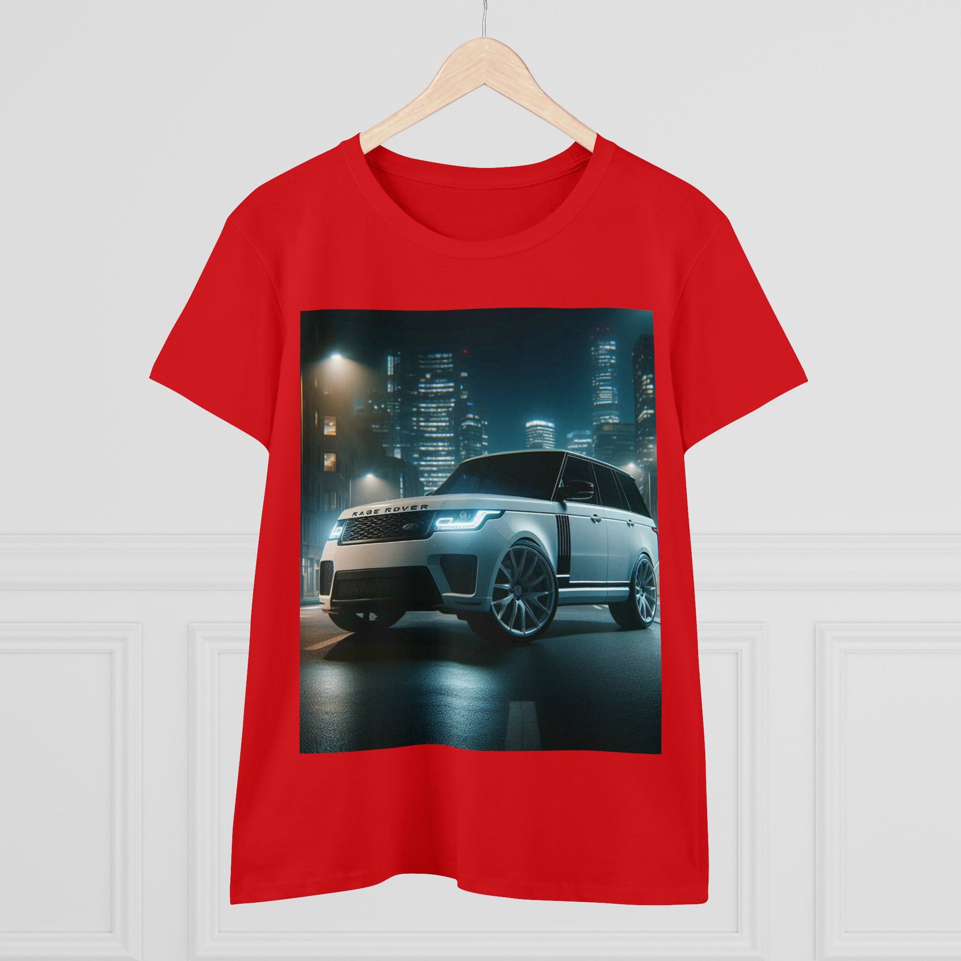 White Range Rover T-Shirt T-Shirt Printify