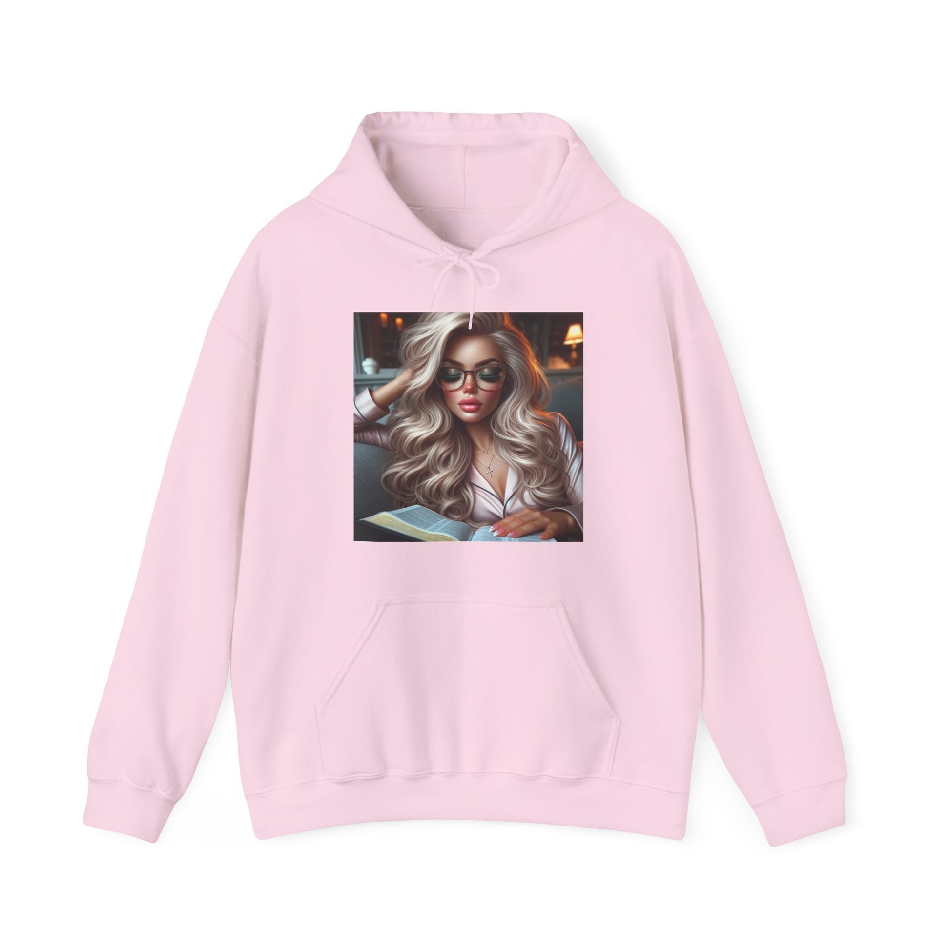 Relax and Read Hoodie Hoodie Printify Light Pink S