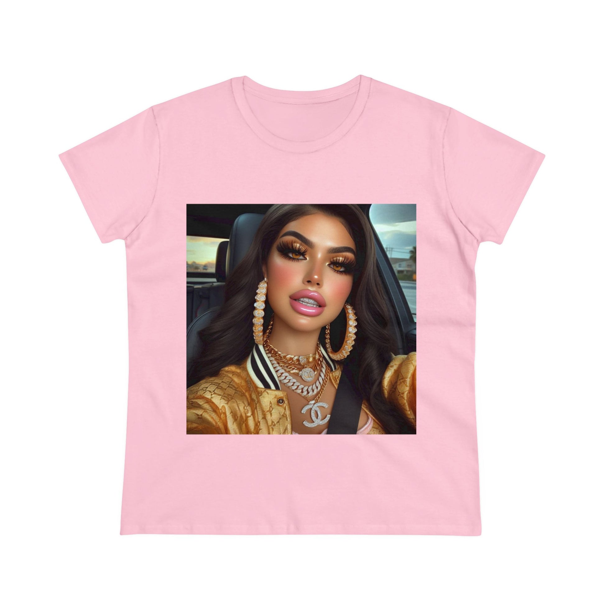 Car Beauty T-Shirt T-Shirt Printify Light Pink S