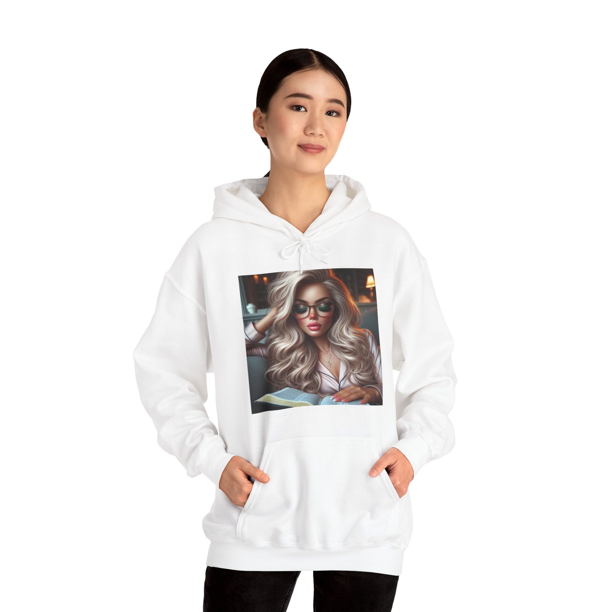 Relax and Read Hoodie Hoodie Printify