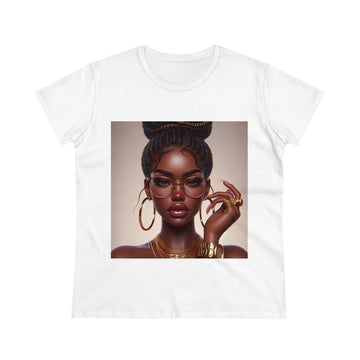 Chocolate Gold T-Shirt T-Shirt Printify White S